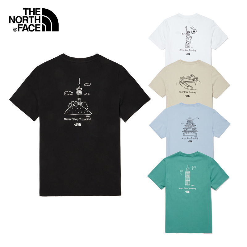 【The North Face】 Korea T-shirt CITY TRAVEL EX S/S R/TEE NT7UN25
