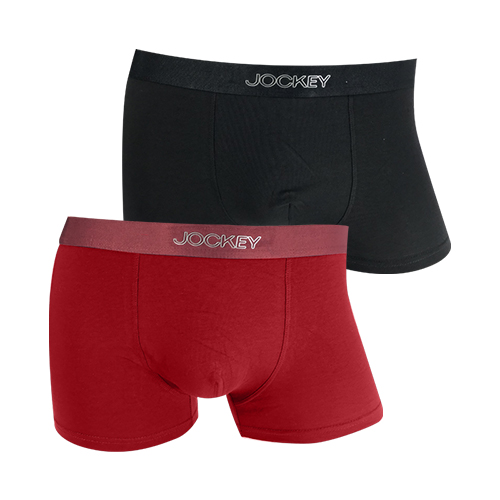 JOCKEY ® 2PCS MEN TRUNKS | 95% COTTON 5% ELASTANE | BASIC | #958468