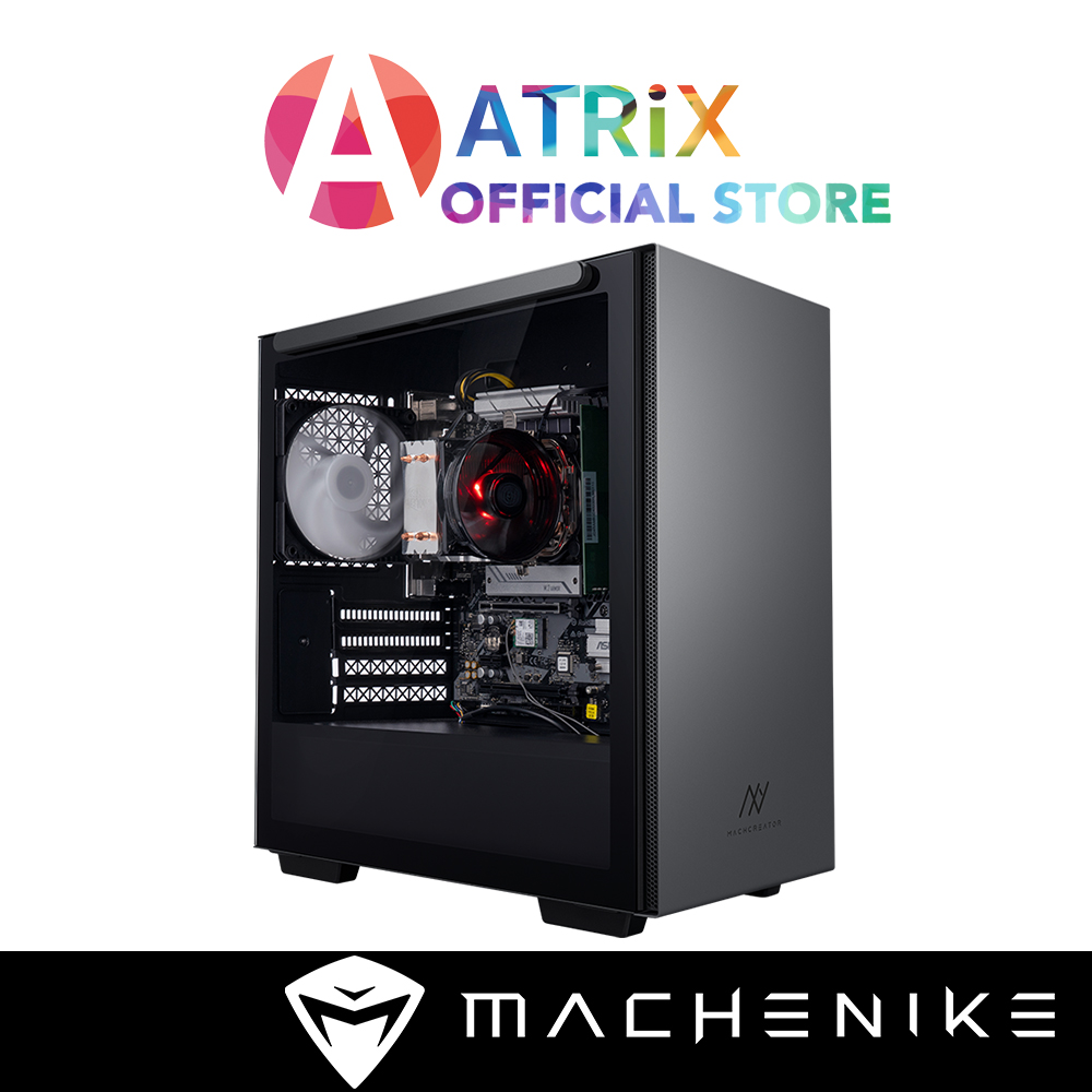 [Same-Day-Delivery] Machenike Custom Machcreator M | Option Intel i5-12400 and GT730 Graphics | 16GB RAM | 512GB SSD | 1Y Carry-in Warranty