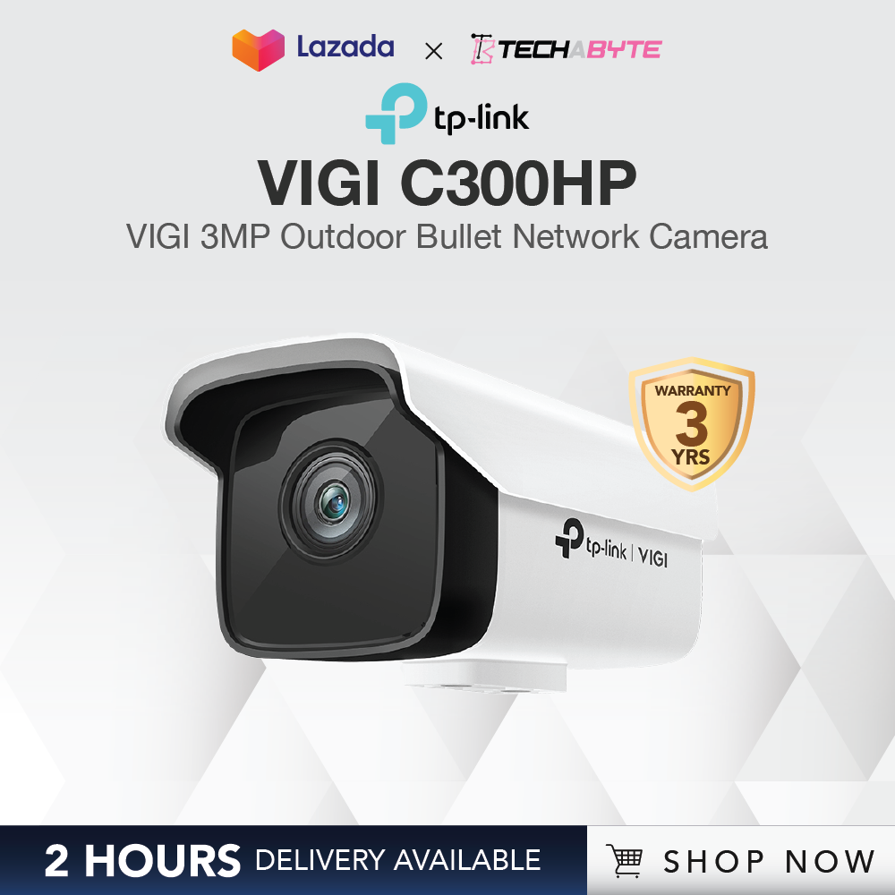 TP-Link VIGI C300HP-4 3MP Outdoor Bullet Network Camera (2 HOURS DELIVERY AVAILABLE)
