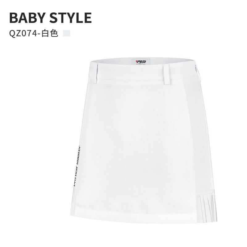 PGM Women Golf Short Skirt Female Summer Breathable Sports Girl Elasticity Wear Anti-exposure Pleated Skirt Lady Clothing QZ074