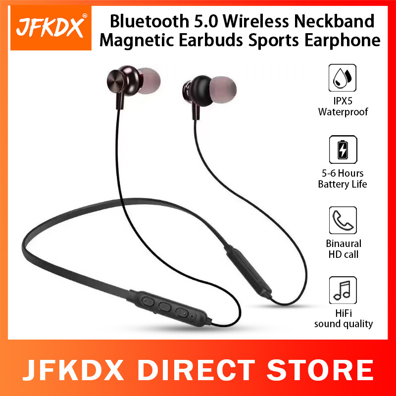 TWS HE05 Bluetooth headset IPX5 Waterproof sports headset Magnetic neck-mounted wireless headset with microphone for IOS/Android