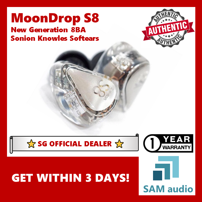 [?SG] Moondrop S8 - New Generation 8BA IEM