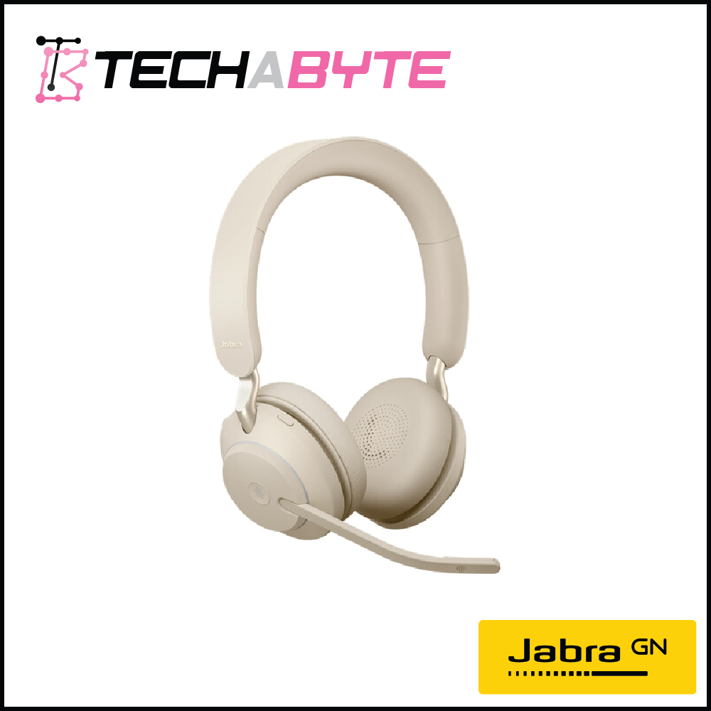 Jabra Evolve2 65 Link380a UC Stereo Beige