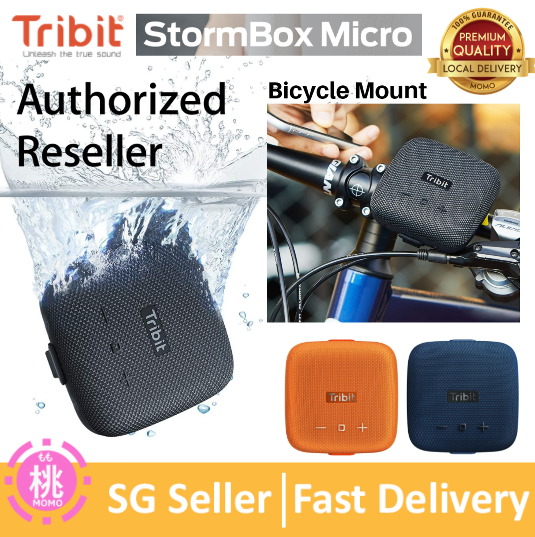 Tribit StormBox Micro 2 or 1 Bluetooth Speaker, IP67 Waterproof & Dustproof Portable Outdoor Speaker, Bike Speakers with Powerful Loud Sound, Advanced TI Amplifier, Built-in XBass, 100ft Bluetooth Ran