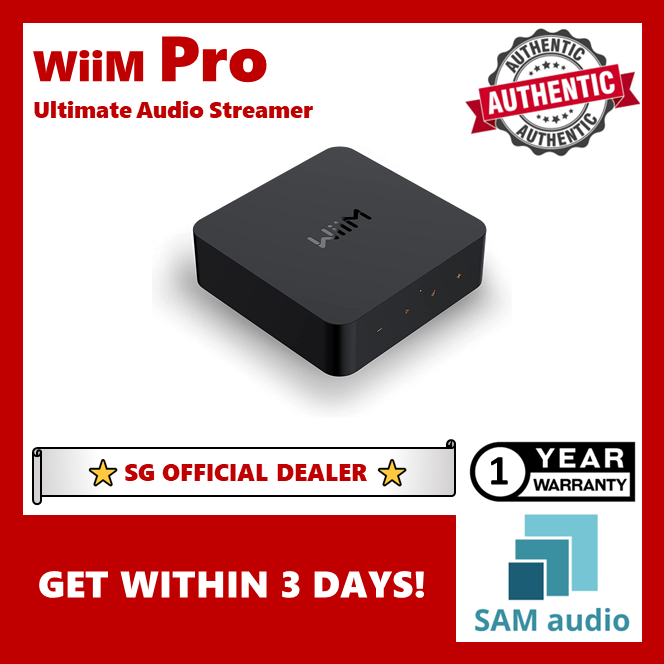[?SG] WiiM PRO Audio Music Streamer with Voice Control (Supports Spotify, Tidal Connect) With UK PLUG