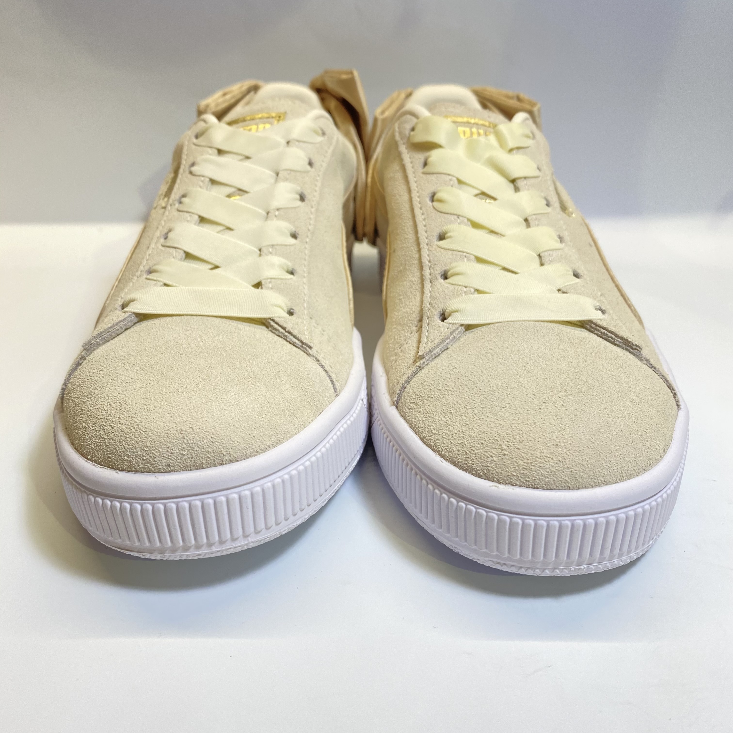 PUMA Suede Bow Varsity Metallic Gold 367732 03