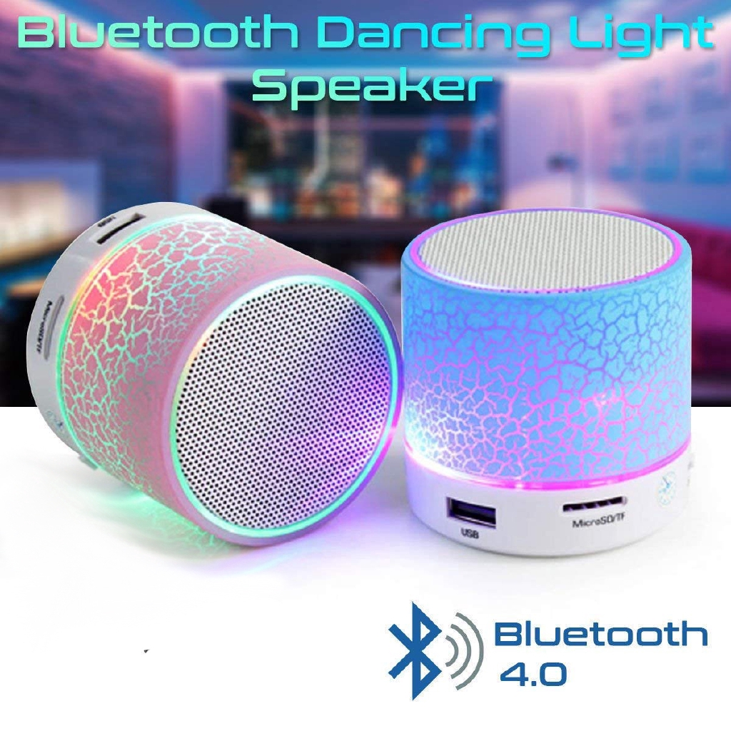 Bluetooth Speaker Mini Portable Wireless Loudspeaker LED FM USB Hands-free MP3 Stereo Audio Music Player Speakers