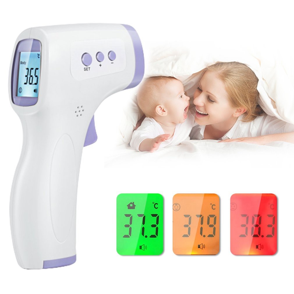 Infrared Thermometer Forehead Non-contact with LCD Backlight