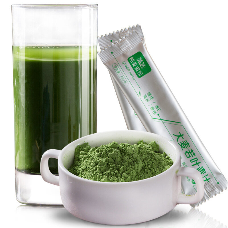150g Total 50 Bags/bag of Barley Green Leaf Juice Powder Alkaline Meal Replacement Juice Powder Ant Green Juice Silky Taste Improves Sub-health A variety of specifications to choose from