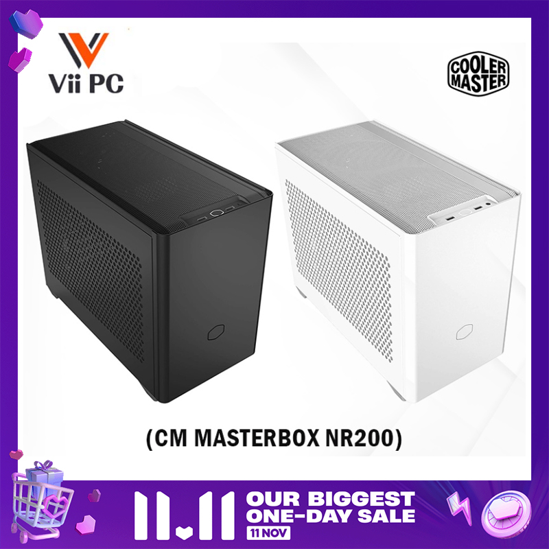 Cooler Master MasterBox NR200 Mini-ITX Case, 18L, Modular Structure, SickleFlow 120 & 90 Fans