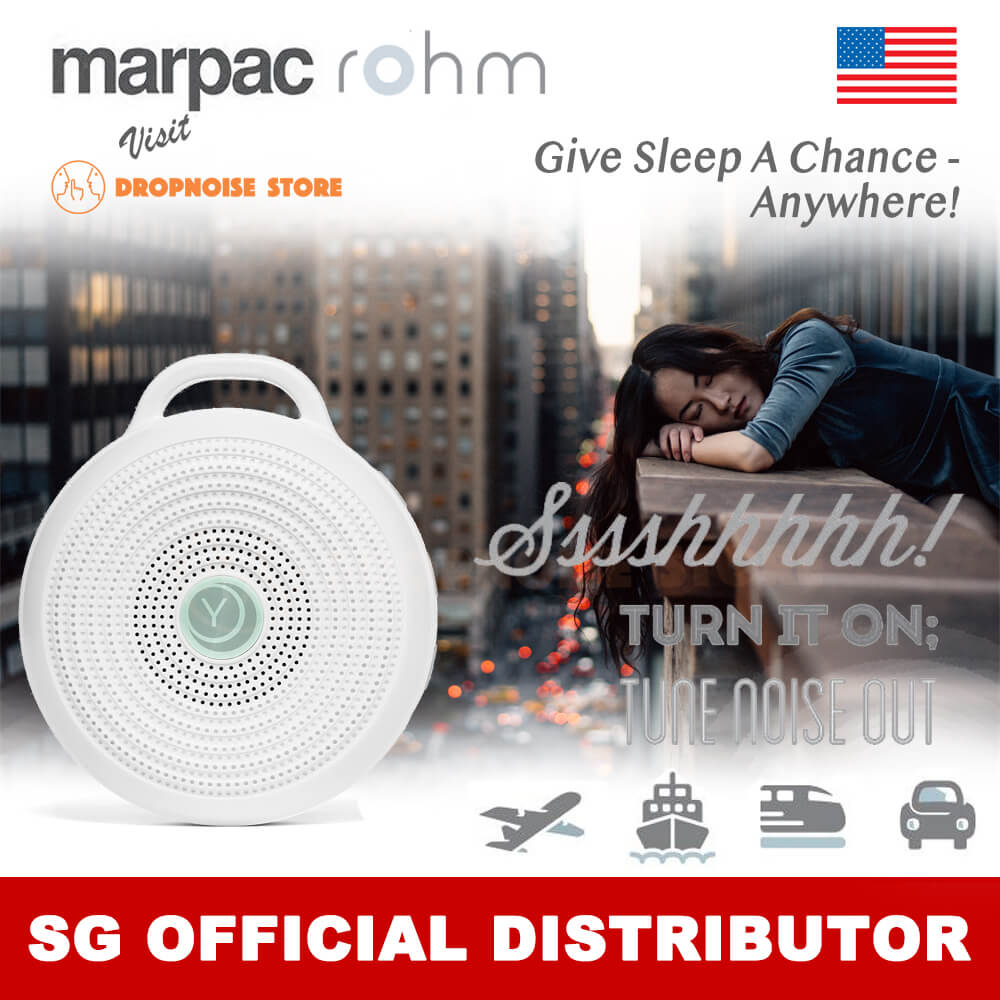 Yogasleep (Originally Marpac) (USA) Rohm Portable White Noise Sound Machine (For Better Sleep at Anywhere) - by Dropnoise Store