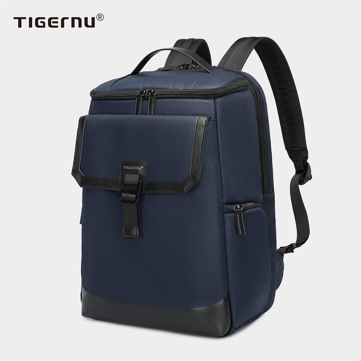 Tigernu 2022 New Korean Style Anti-wrinkle Backpack 13.3 inch Business Laptop Bags Male Waterproof Travel Backpacks Elite Series 9055