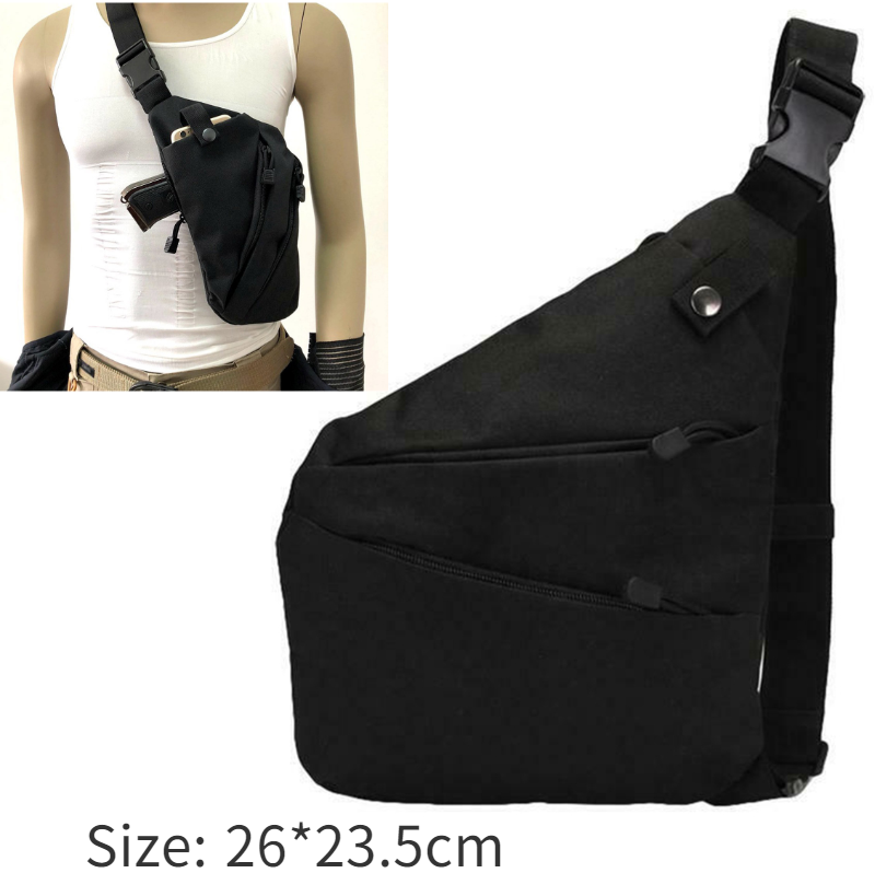 Anti-theft Men's Sling Bag Chest Crossbody Adjustable Shoulder Chest Pack