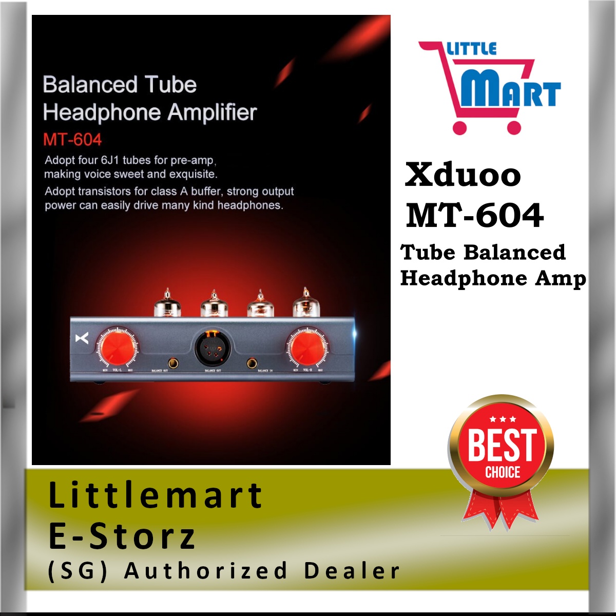 (SG) Xduoo MT-604 Balanced Tube Headphone Amplifier