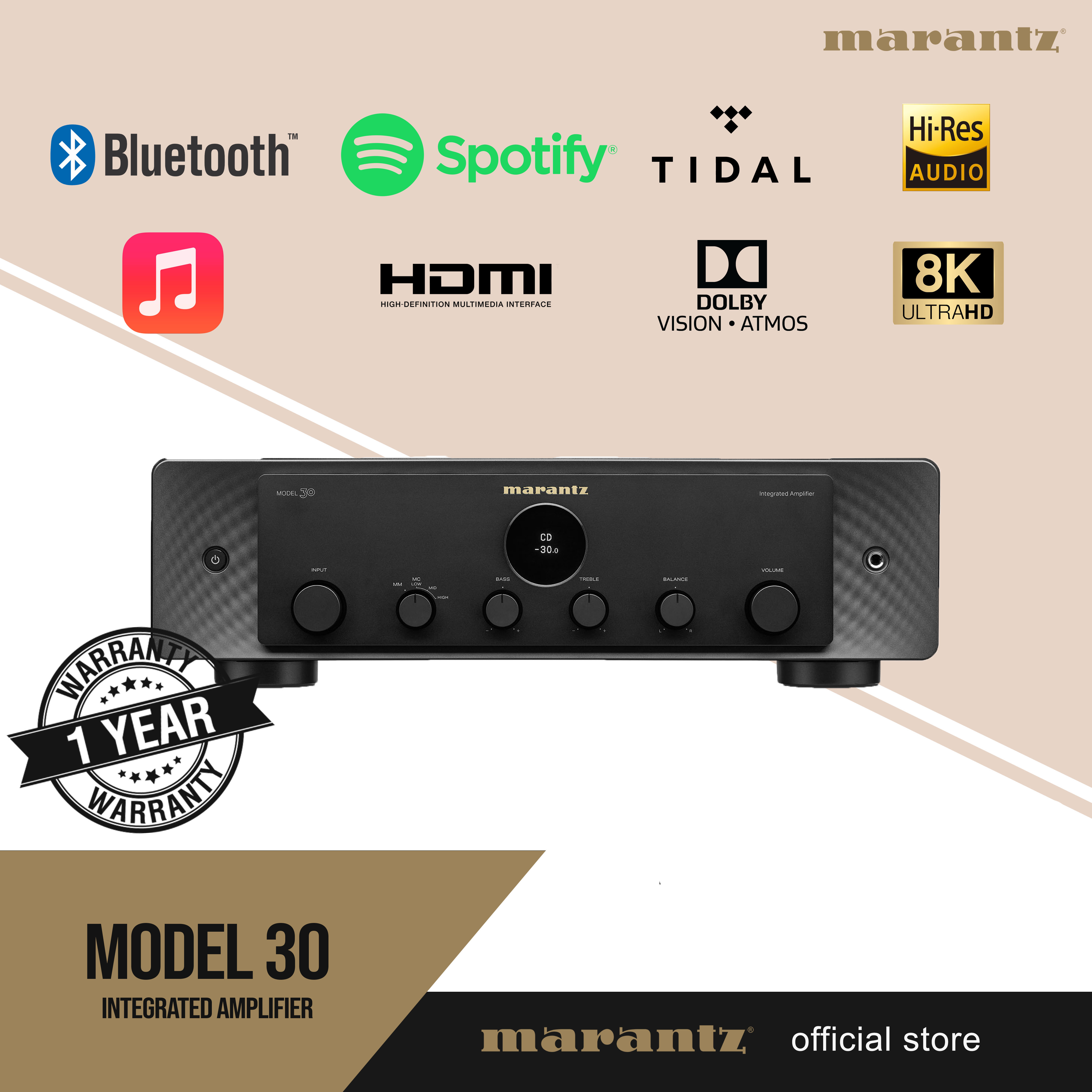 Marantz Integrated Amplifier Model 30