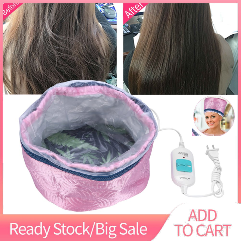 【hot sale 】Detachable Overheat Protection Electric Hair Steamer Cap Hair Mask Heating Cap Hair Caring Tool