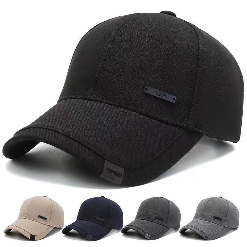 Unisex Fashion Seniors Baseball Cap Men Simple Letter Pure Cotton Hip Hop Hat Snapback Cap Outdoor Leisure Golf Caps Spring and Summer Sports Hiking Hats Trucker Hat（One Size）