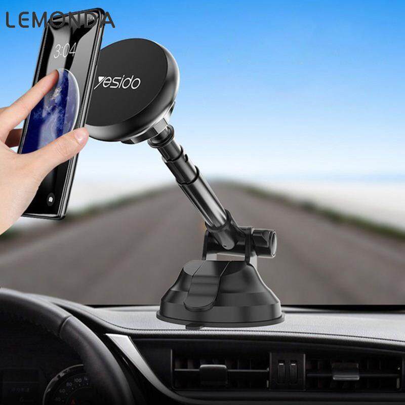 LEMONDA YESIDO C41 Universal Dashboard Suction Cup Magnetic Car Phone Holder Mount for 4-7 inches
