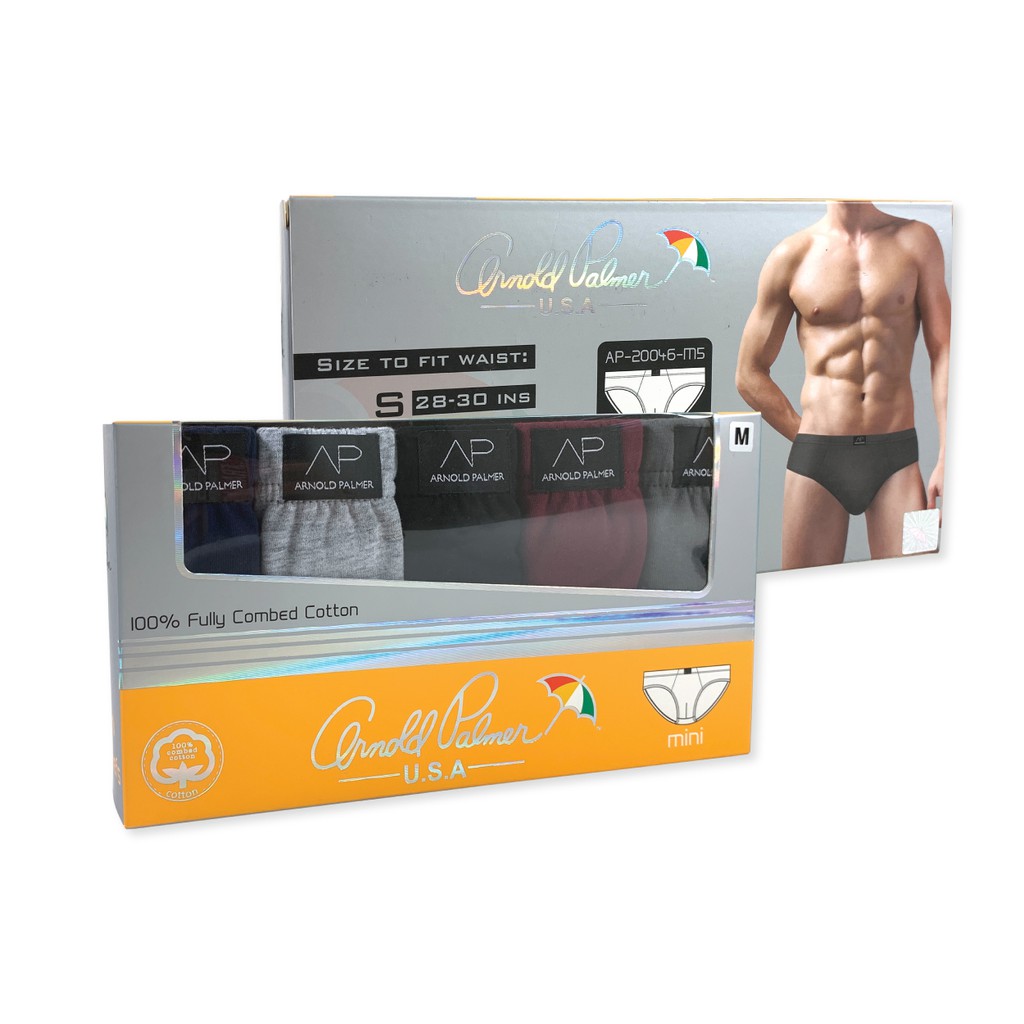 Arnold Palmer 100% Combed Cotton Mini Briefs