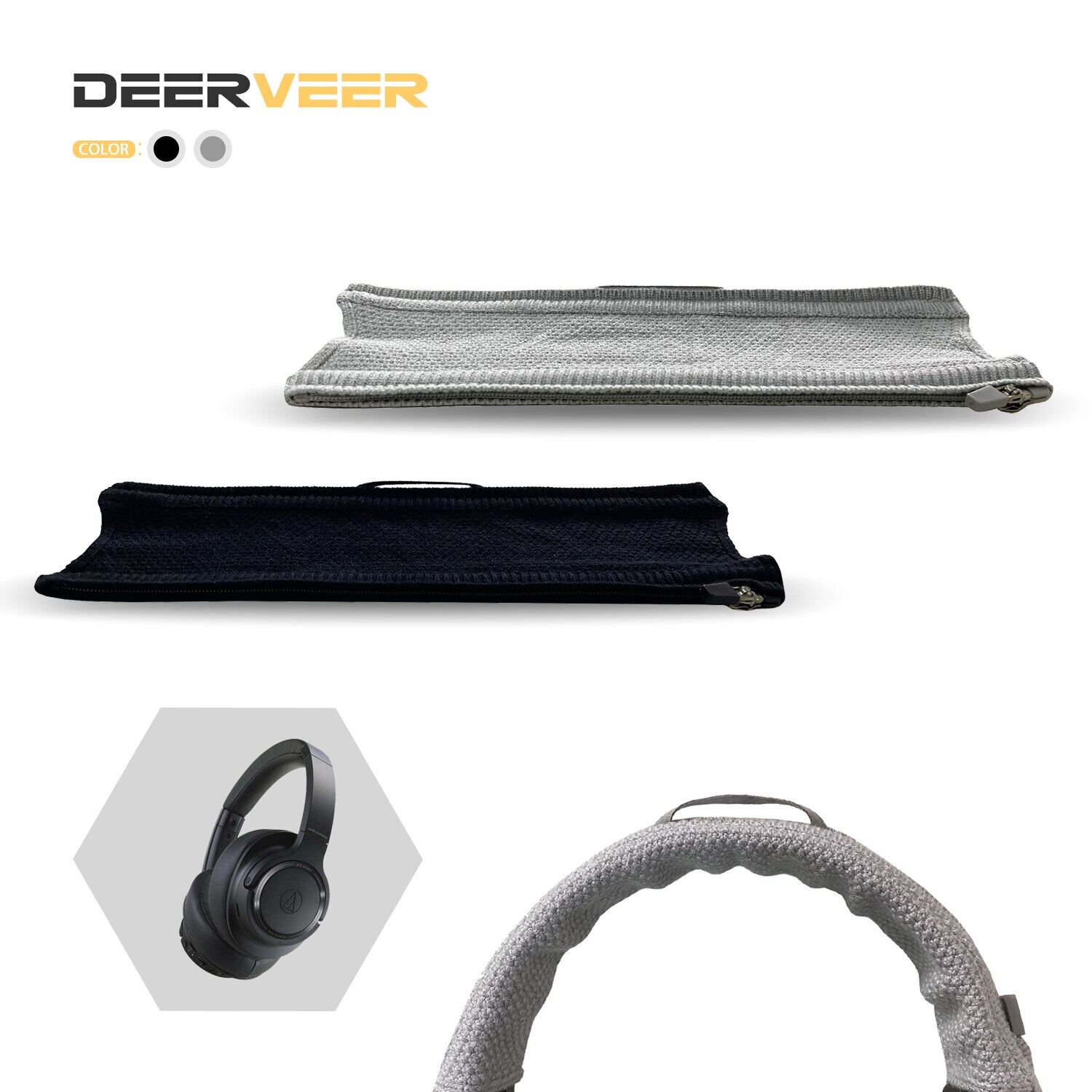 DEERVEER Headband Cover Compatible With Audio-Technica ATH-SR50BT,ATH-SR30BT,ATH-WS99BT,ATH-ANC7B,ATH-AR3BT,ATH-AR5BT,ATH-AR3iS