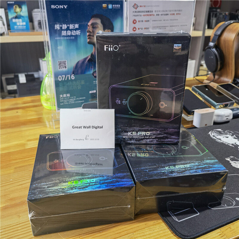 FiiO K5Pro ESS ES9038Q2M|768K/32Bit and DSD decoding Deskstop DAC and Amplifier for Home and Computer FiiO K5Pro ESS