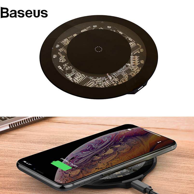 Baseus 30W Qi Wireless Charger Fast Charging Pad for iPhone 12 11 Pro XS Max / Samsung Galaxy S8 S9 S10