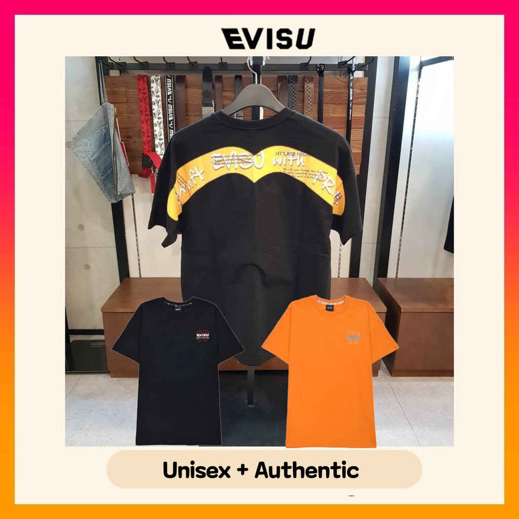 100% Authentic Evisu Korea Big Hills Unisex T shirt