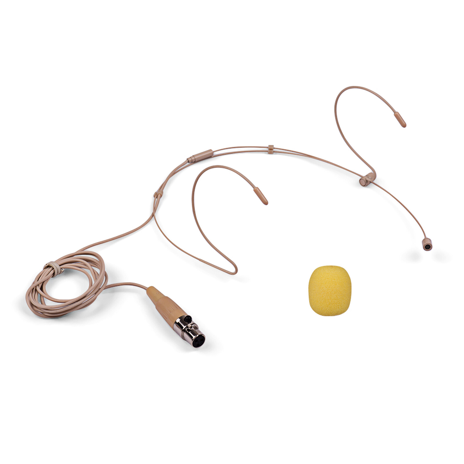 Lightweight Headworn Headset Microphone Condenser Mic 4/3/2/1-pin Mini XLR Plug for Wireless Bodypack Transmitter