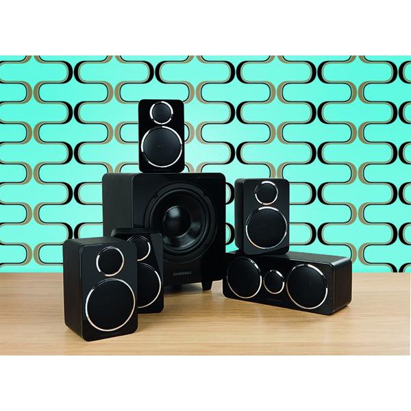 WHARFEDALE DX-2 SATELLITE (BLACK) SOLD IN PAIR 3 YEARS WARRANTY, WHAT HIFI AWARDS 2021!